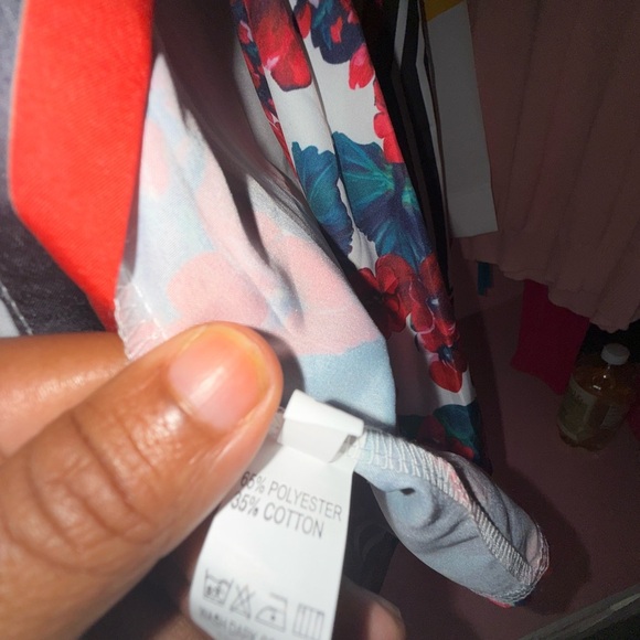 Floral and Striped Long Sleeve Top with Polka Dot Shorts - Picture 5 of 11